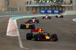 Max Verstappen, Red Bull Racing RB13, Nico Hulkenberg, Renault Sport F1 Team RS17, Esteban Ocon, Sahara Force India F1 VJM10