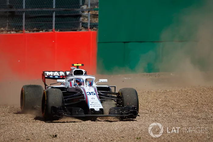 Sergey Sirotkin, Williams FW41, trompo