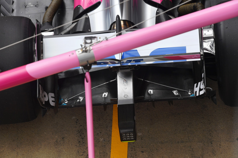 Sahara Force India VJM11 rear wing