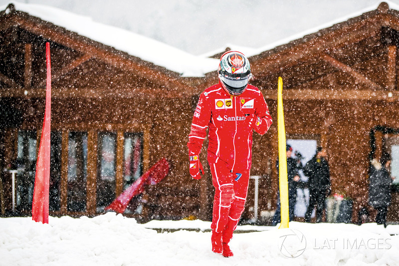 Kimi Raikkonen sulla neve