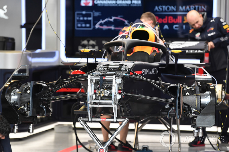 Red Bull Racing RB14 in the garage