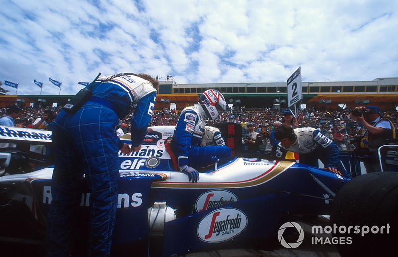 Polesitter Nigel Mansell, Williams FW16B