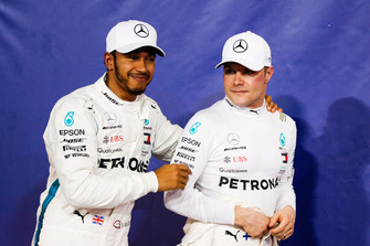 Lewis Hamilton, Mercedes AMG F1 e Valtteri Bottas, Mercedes AMG F1