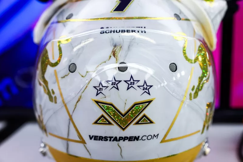 Casque de Max Verstappen, Red Bull Racing