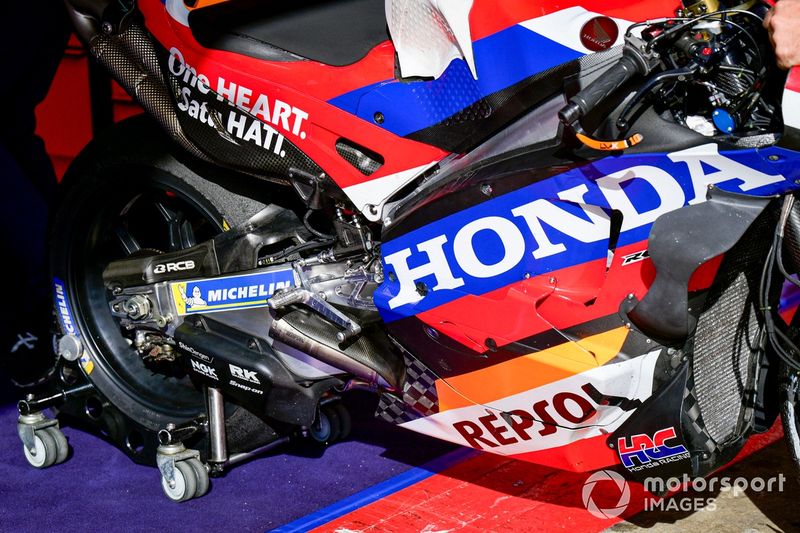 Detalles de la moto Honda