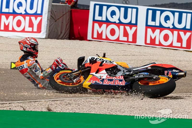 Sturz: Marc Marquez, Repsol Honda Team