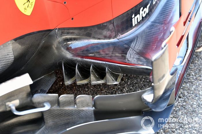 Suelo delantero del Ferrari SF90