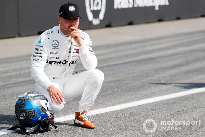 Segundo Valtteri Bottas, Mercedes AMG W10 
