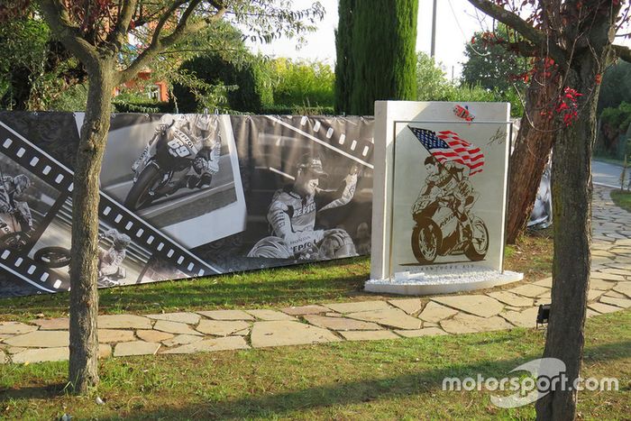 Jardín homenaje a Nicky Hayden en Misano