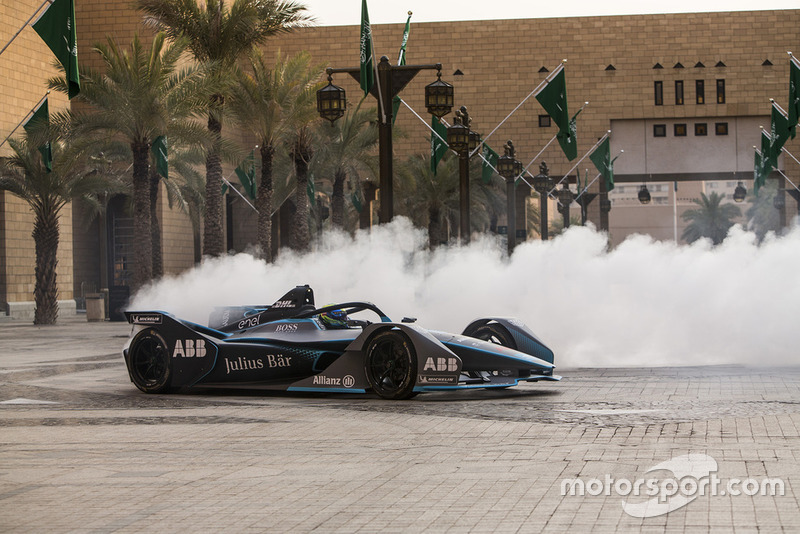 Felipe Massa in the Gen2 FIA Formula E car