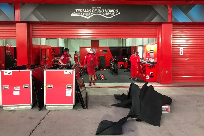 El garaje de Ducati Team