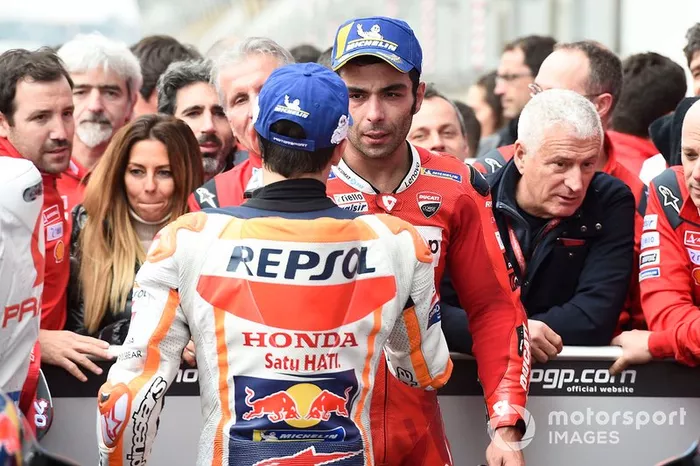 Marc Marquez, Repsol Honda Team, Danilo Petrucci, Ducati Team