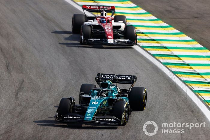 Lance Stroll, Aston Martin AMR22, Valtteri Bottas, Alfa Romeo C42