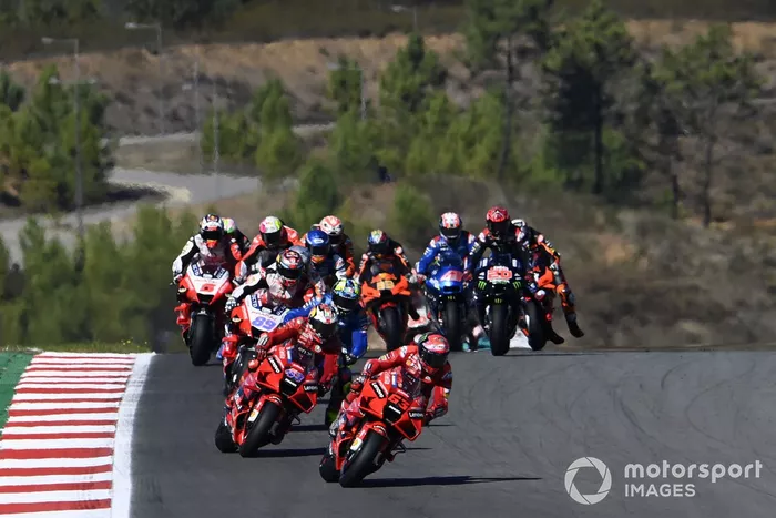 Francesco Bagnaia, Ducati Team race start