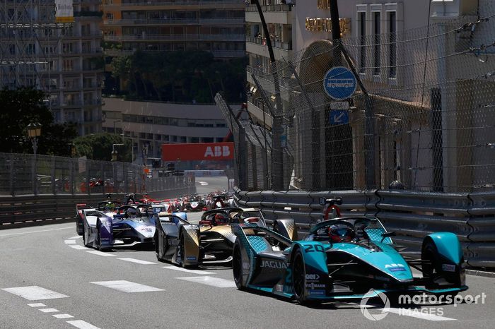 Mitch Evans, Jaguar Racing, Jaguar I-TYPE 5, Jean-Eric Vergne, DS Techeetah, DS E-Tense FE21, Maximilian Gunther, BMW i Andretti Motorsport, BMW iFE.21