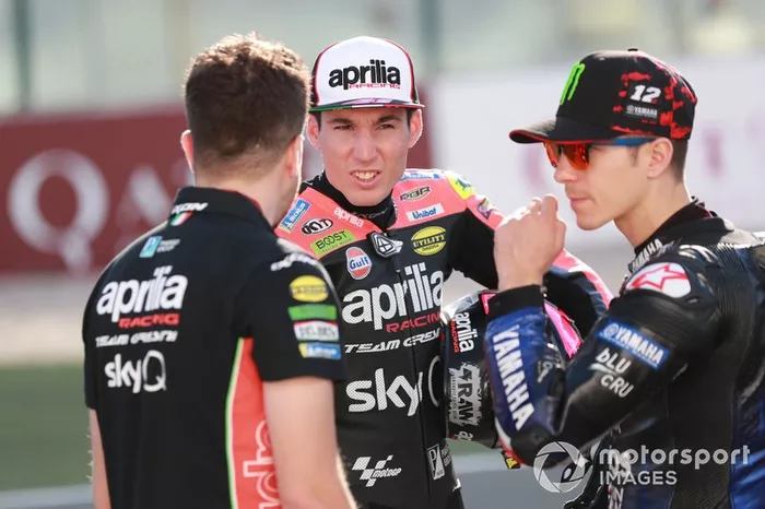 Aleix Espargaro, Aprilia Racing Team Gresini, Maverick Vinales, Yamaha Factory Racing