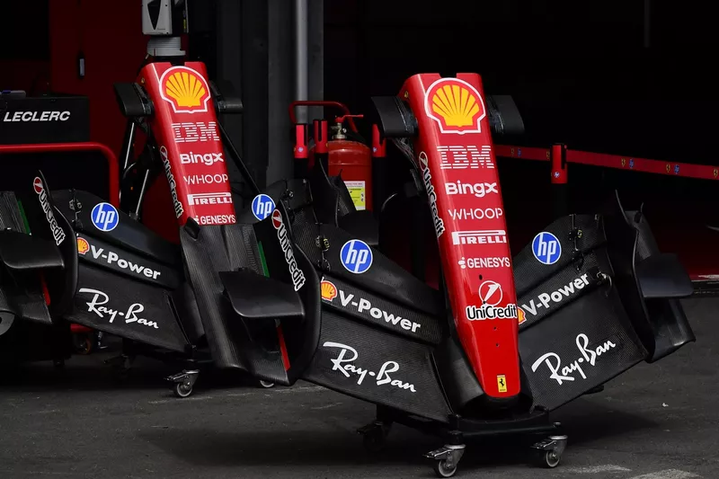 Ferrari front wing detail