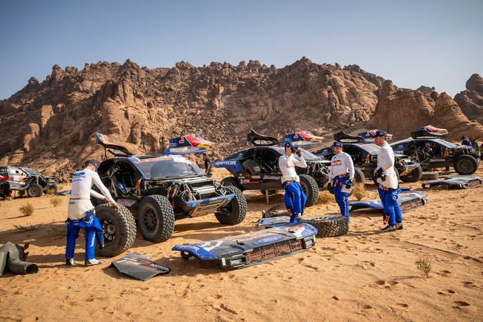 Zone réservée à l'équipe Ford M-Sport