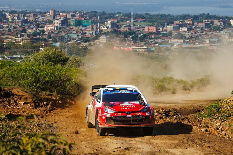Oliver Solberg, Elliott Edmondson, Toyota Gazoo Racing WRT Toyota GR Yaris Rally1