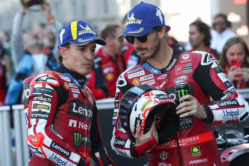 Francesco Bagnaia, Ducati Team, Marc Marquez, Ducati Team