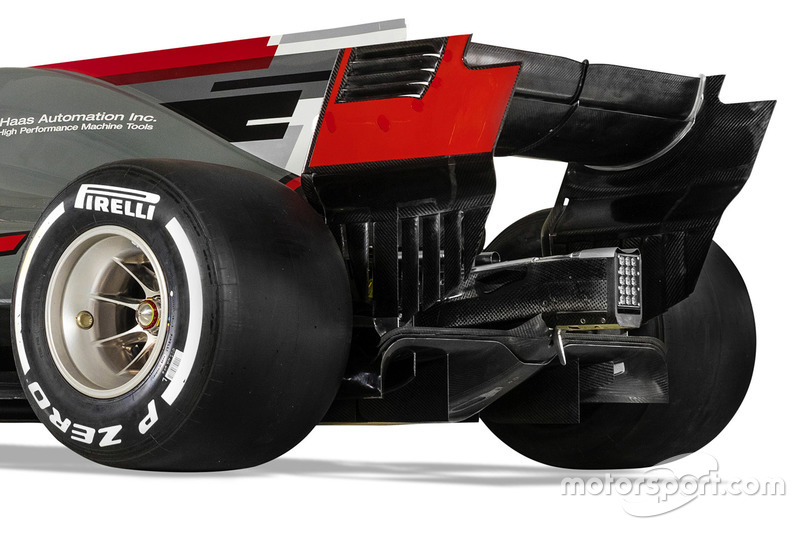 Haas F1 Team VF-17 detalle