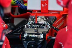 Ferrari SF70H, dettaglio della sospensione anteriore