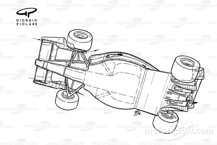 Ferrari F1-91 (642) 1991 underside view
