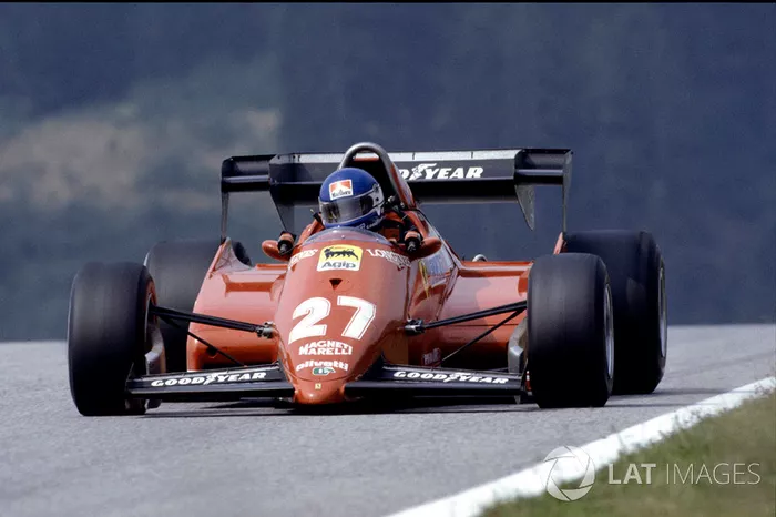21º Patrick Tambay, Ferrari 126C3, Kyalami 1983. Tiempo: 1:06.554