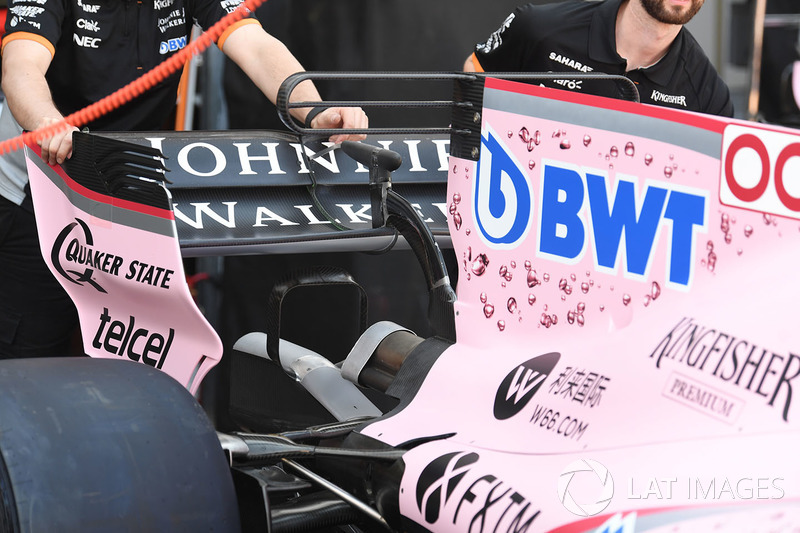 Детали задней части Force India VJM10