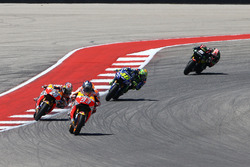 Marc Marquez, Repsol Honda Team; Dani Pedrosa, Repsol Honda Team; Valentino Rossi, Yamaha Factory Racing
