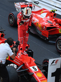 Победитель Себастьян Феттель, Ferrari SF70H