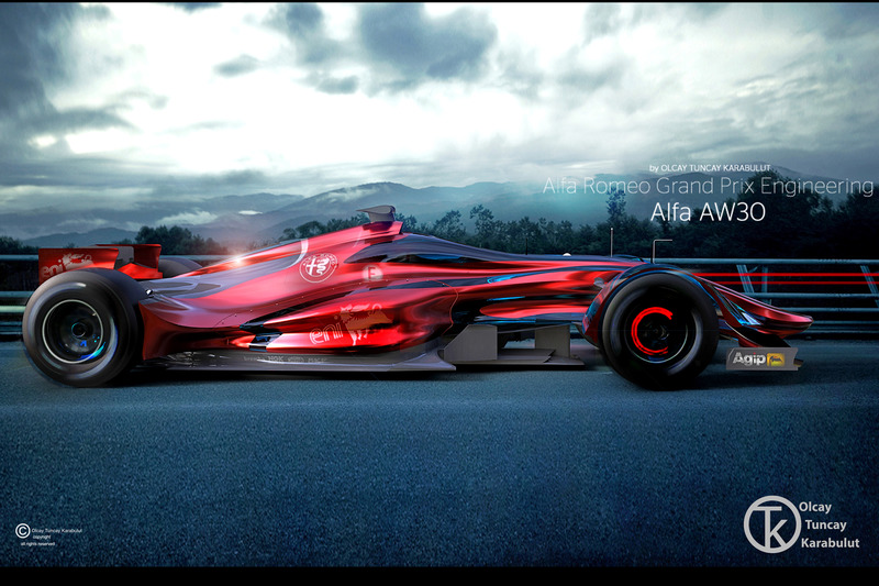 Designstudie für Alfa Romeo