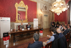 Claudio Domenicali e Virginio Merola