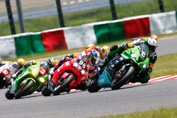#8 Team Bolliger Switzerland, Kawasaki: Horst Saiger, Michael Savary, Gianluca Vizziello