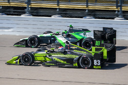 Conor Daly, Dale Coyne Racing Honda, Charlie Kimball, Chip Ganassi Racing Chevrolet