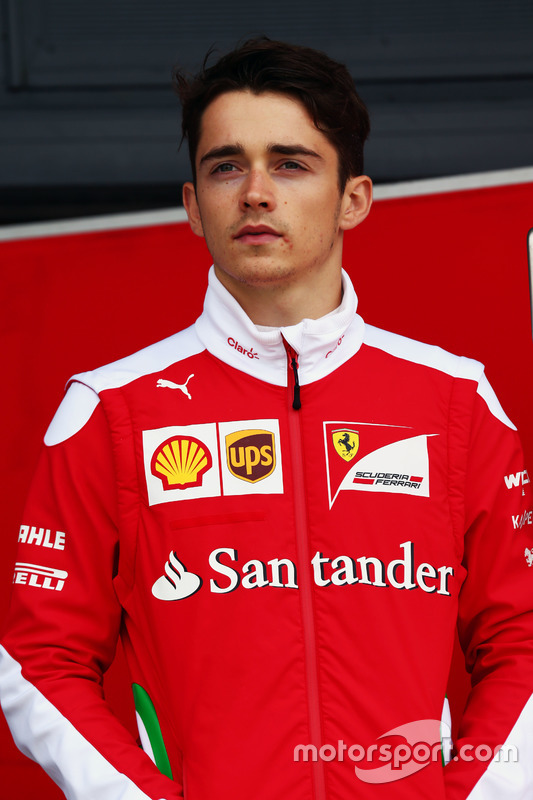 Charles Leclerc, Ferrari Piloto de pruebas