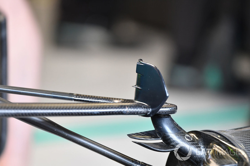 Detalle aerodinámico del Mercedes-AMG F1 W09