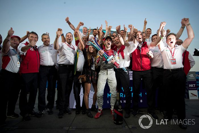 Daniel Abt, Audi Sport ABT Schaeffler, celebra