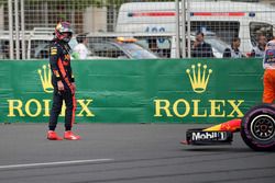 Race retiree Max Verstappen, Red Bull Racing walks away