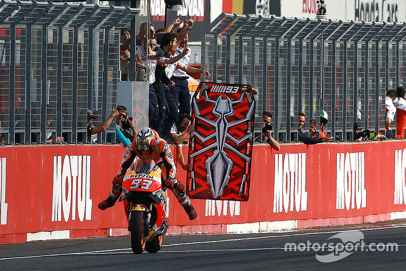 Marc Marquez ganador de la carrera, Repsol Honda Team