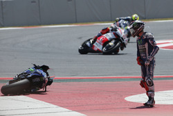 Jorge Lorenzo, Yamaha Factory Racing, Crash