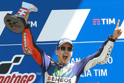 Race winner Jorge Lorenzo, Yamaha Factory Racing