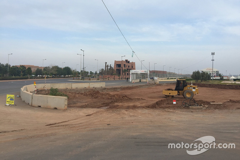 Circuit Moulay El Hassan track work in progress