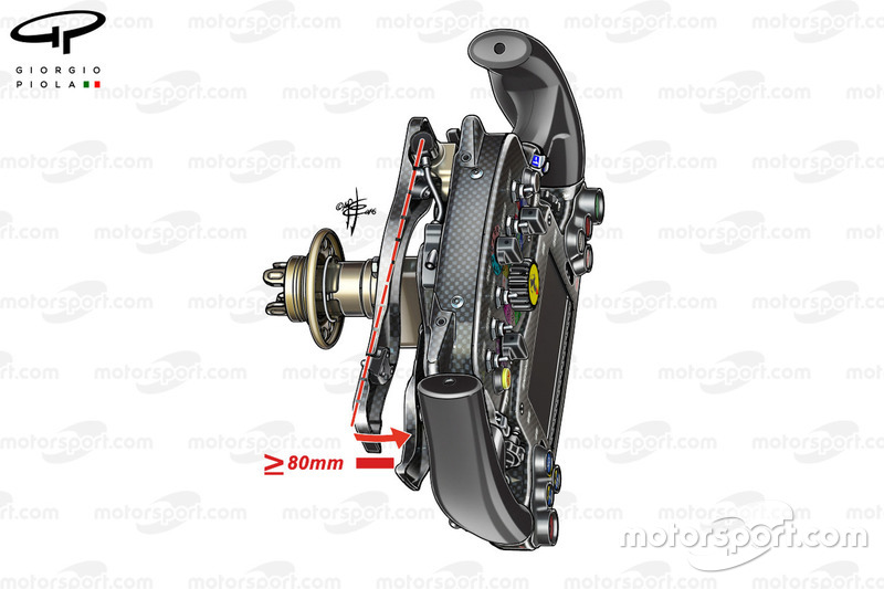 Mouvement de la palette d'embrayage du volant de la Ferrari SF16-H