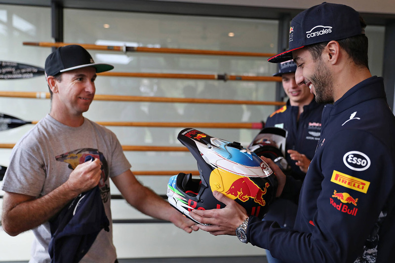 Daniel Ricciardo, Red Bull Racing; Max Verstappen, Red Bull Racing