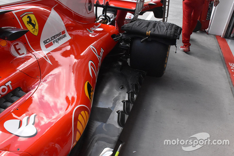 Ferrari SF70H: Unterboden