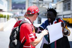 Kimi Raikkonen, Ferrari y Mr Moko
