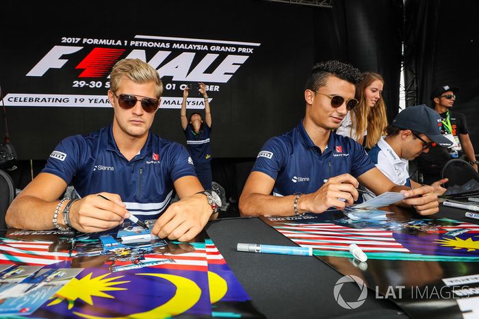 Marcus Ericsson, Sauber y Pascal Wehrlein, Sauber