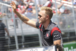 Kevin Magnussen, Haas F1 Team, in the drivers parade