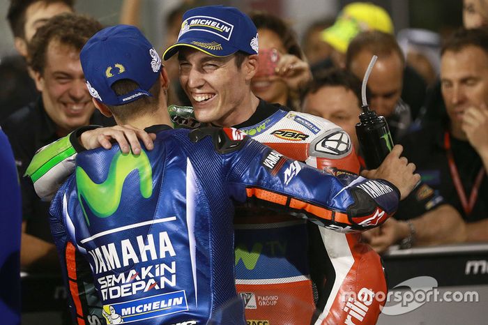 Maverick Viñales, Yamaha Factory Racing, Aleix Espargaro, Aprilia Racing Team Gresini